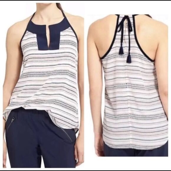 ATHLETA Coastal Dunes Halter Tank - Picture 1 of 8